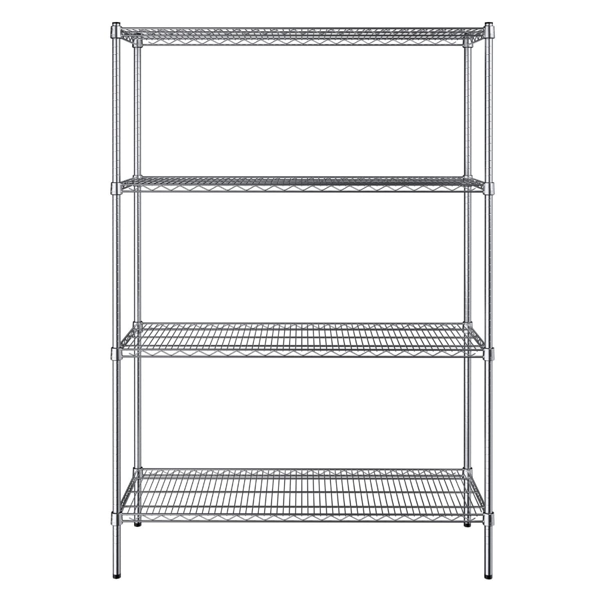 Estante 120x45x180 cm. Acero Cromado. Capacidad 480 kg.2