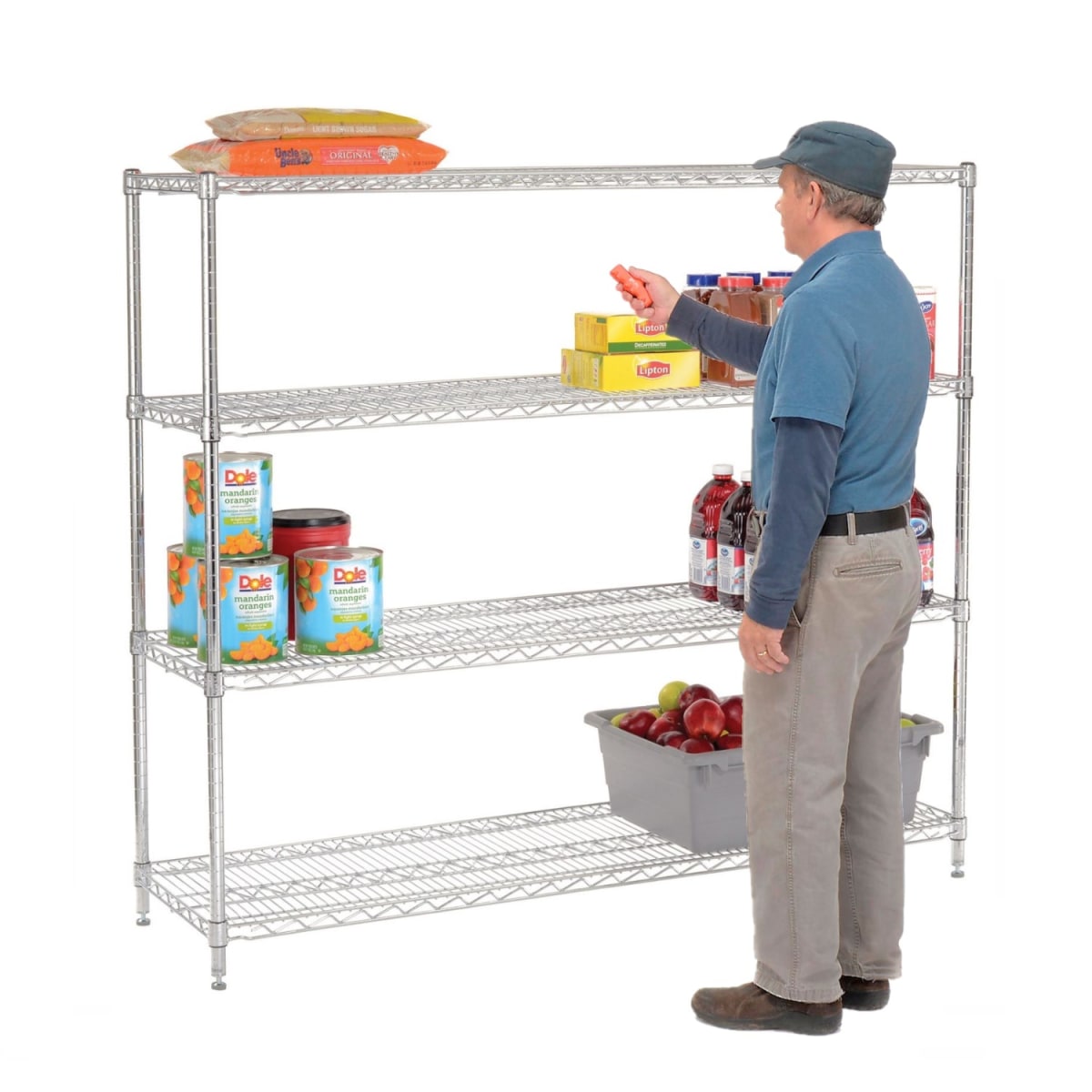 Estante 4 Bandejas 150x45x150 cm Capacidad 1000 kg7