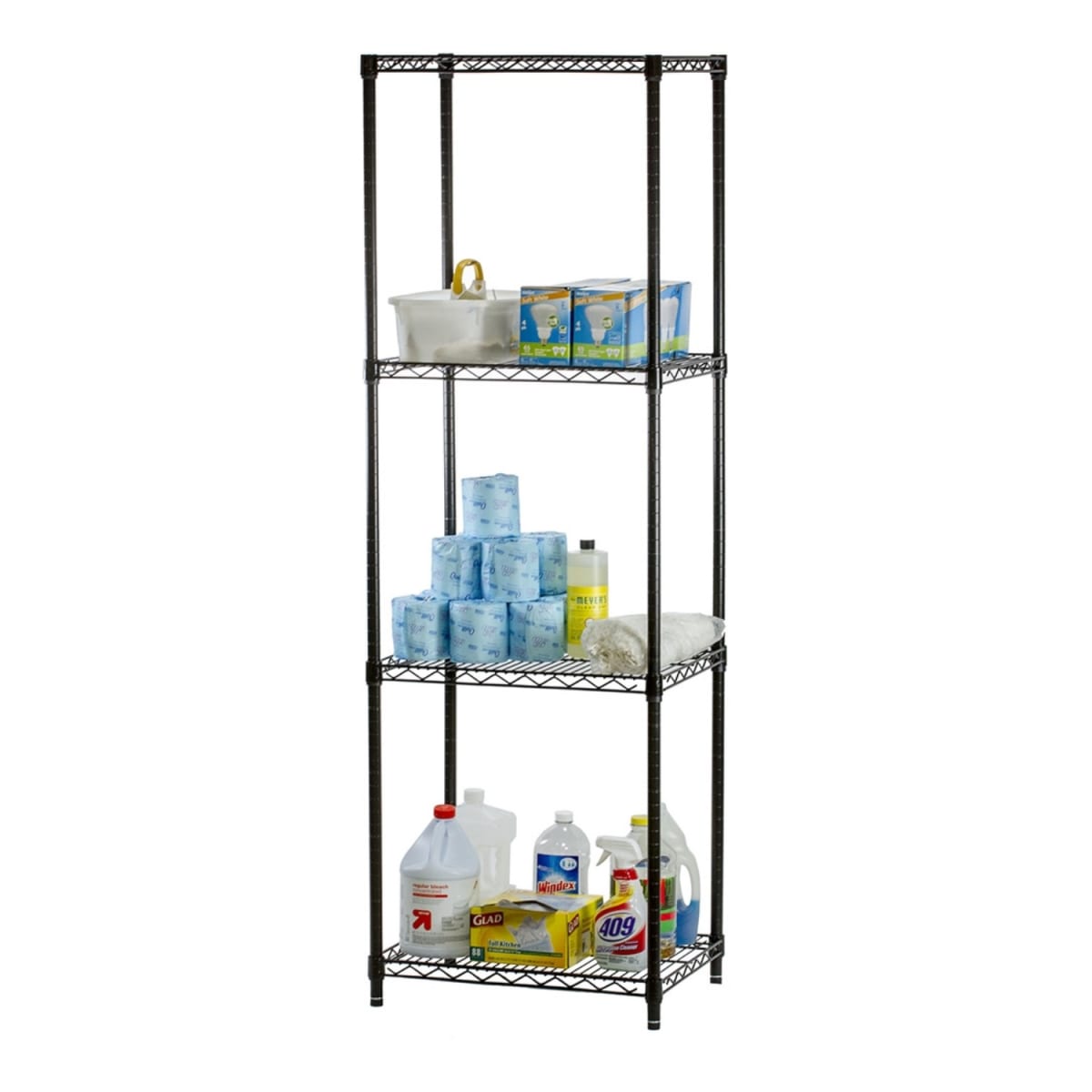 Estante 60x45x180 cm. Epoxico 4 Bandejas Capacidad 800 kg.3