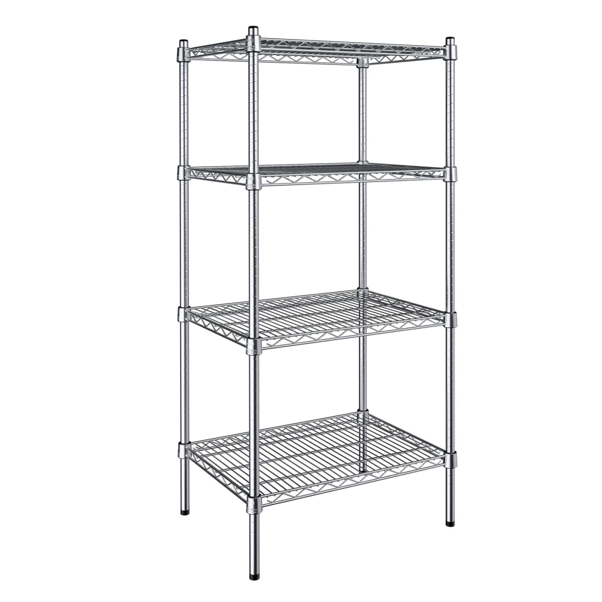 Estante 90x45x180 cm. Cromado 4 Bandejas Capacidad 800 kg.2