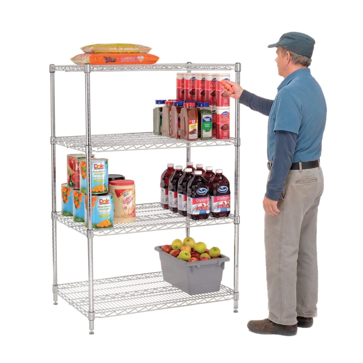 Estante 4 Bandejas 90x60x150 cm. Capacidad 800 kg.2