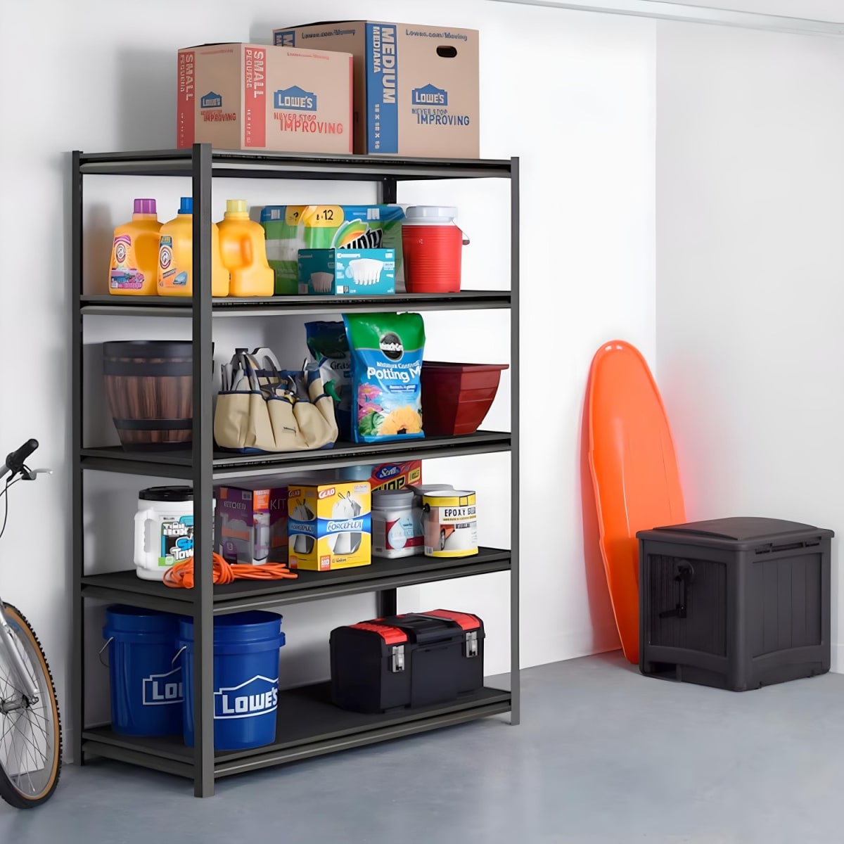 Estante Acero Sin Ranuras 120x45x180 cm. 1350 Kg.6