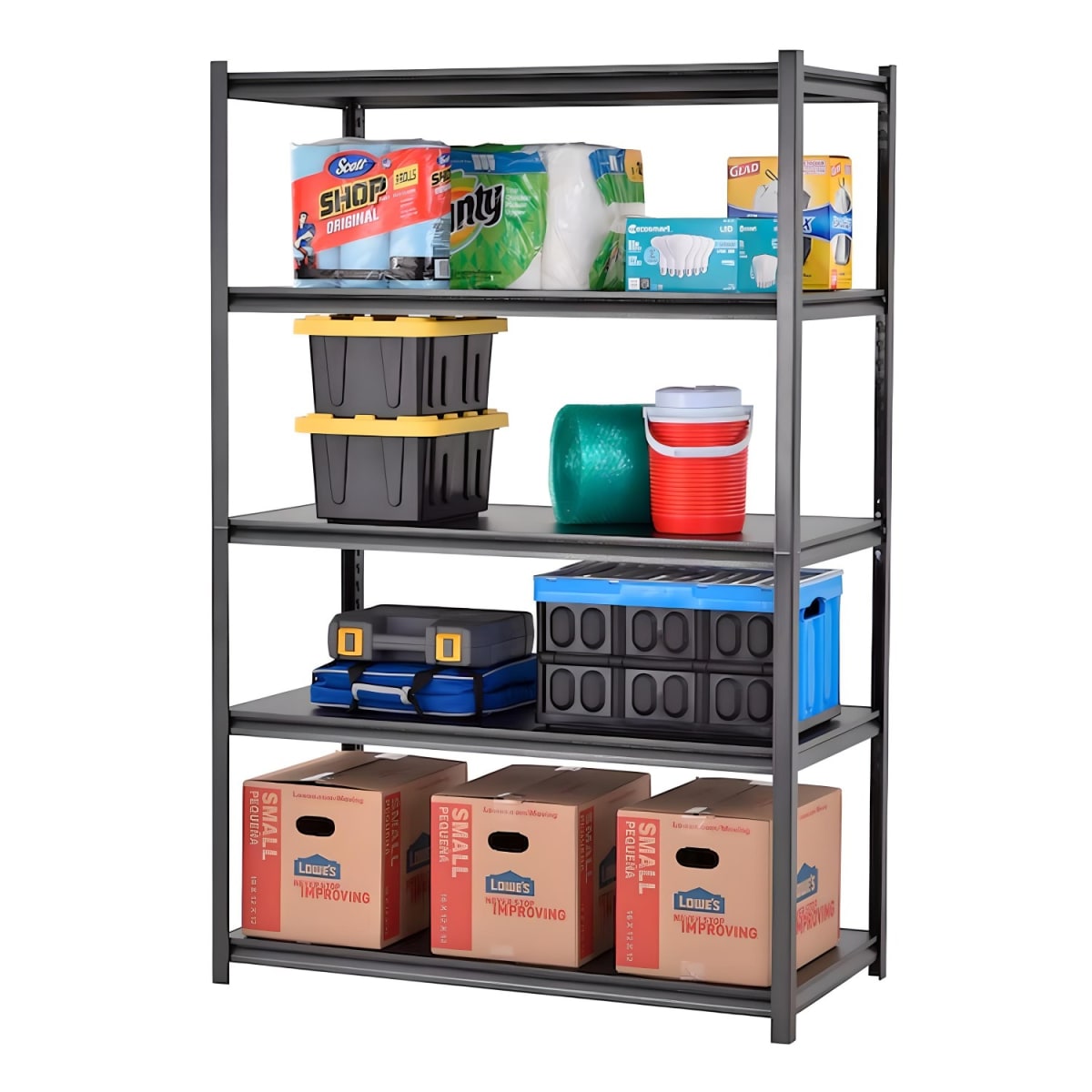 Estante Acero Sin Ranuras 120x45x180 cm. 1350 Kg.4