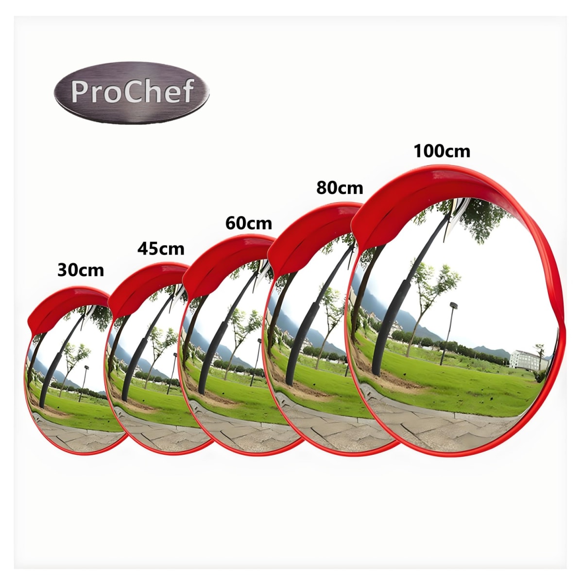 Espejo ProChef 100 Cm. Curvo Convexo para Poste8