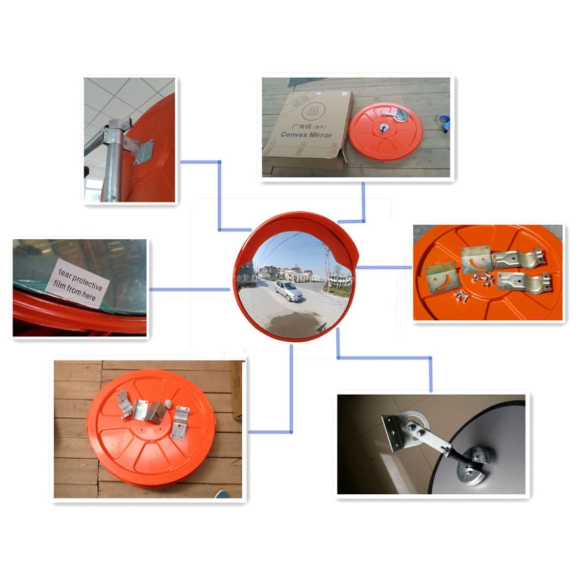 Espejo ProChef 60 Cms. Curvo Convexo para Muro4