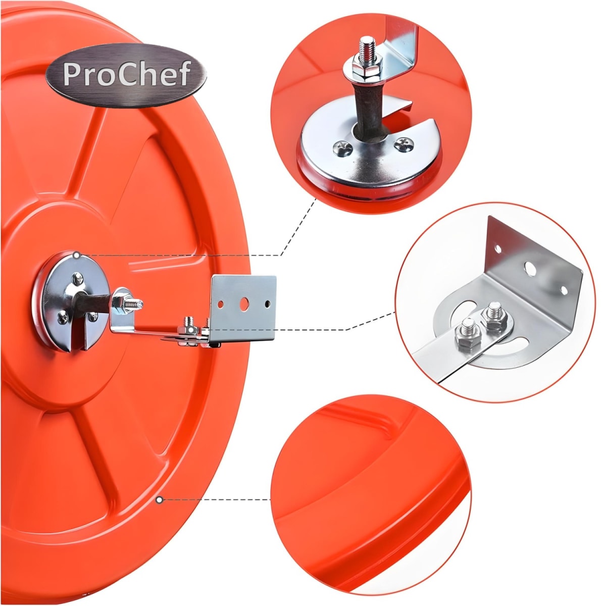 Espejo ProChef 45 Cms. Curvo Convexo para Muro6