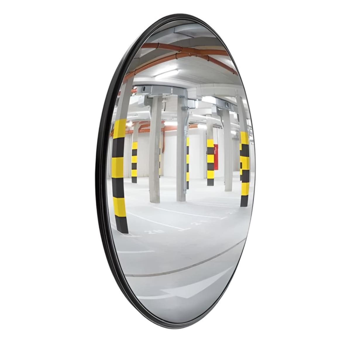 Espejo ProChef 30 Cm. Curvo Convexo para Muro (base negra)1