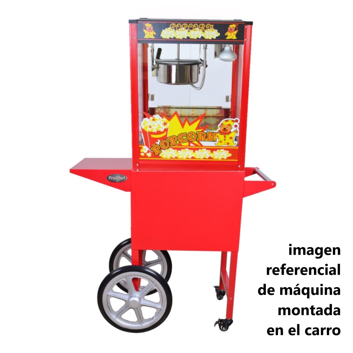 Carro para Maquina de Cabritas o Pop Corn Sin Puerta3