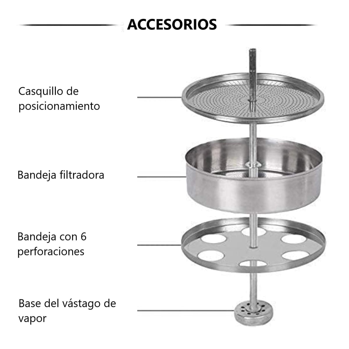Percolador de Cafe 6 Litros Mantenedor Acero Inox.3