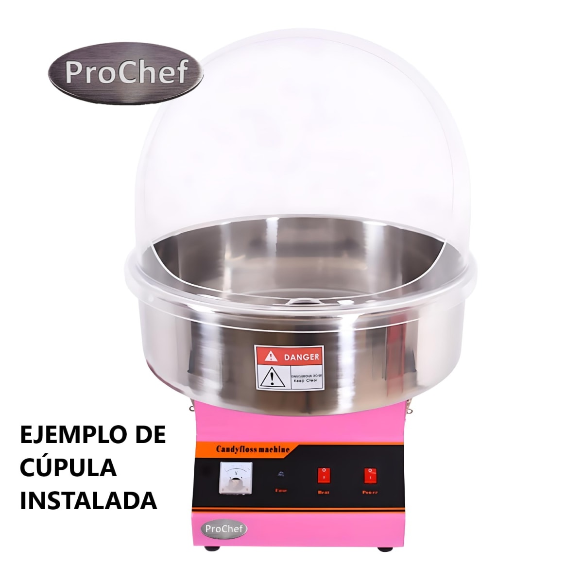 Cúpula para Máquina algodón de azúcar o algodonera3