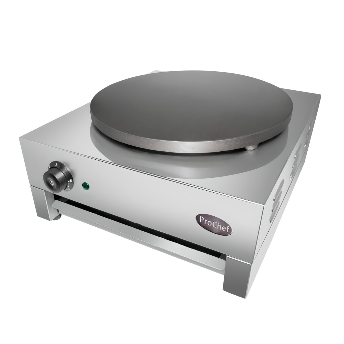 Crepera Eléctrica Industrial 40 cm. Acero Inoxidable1