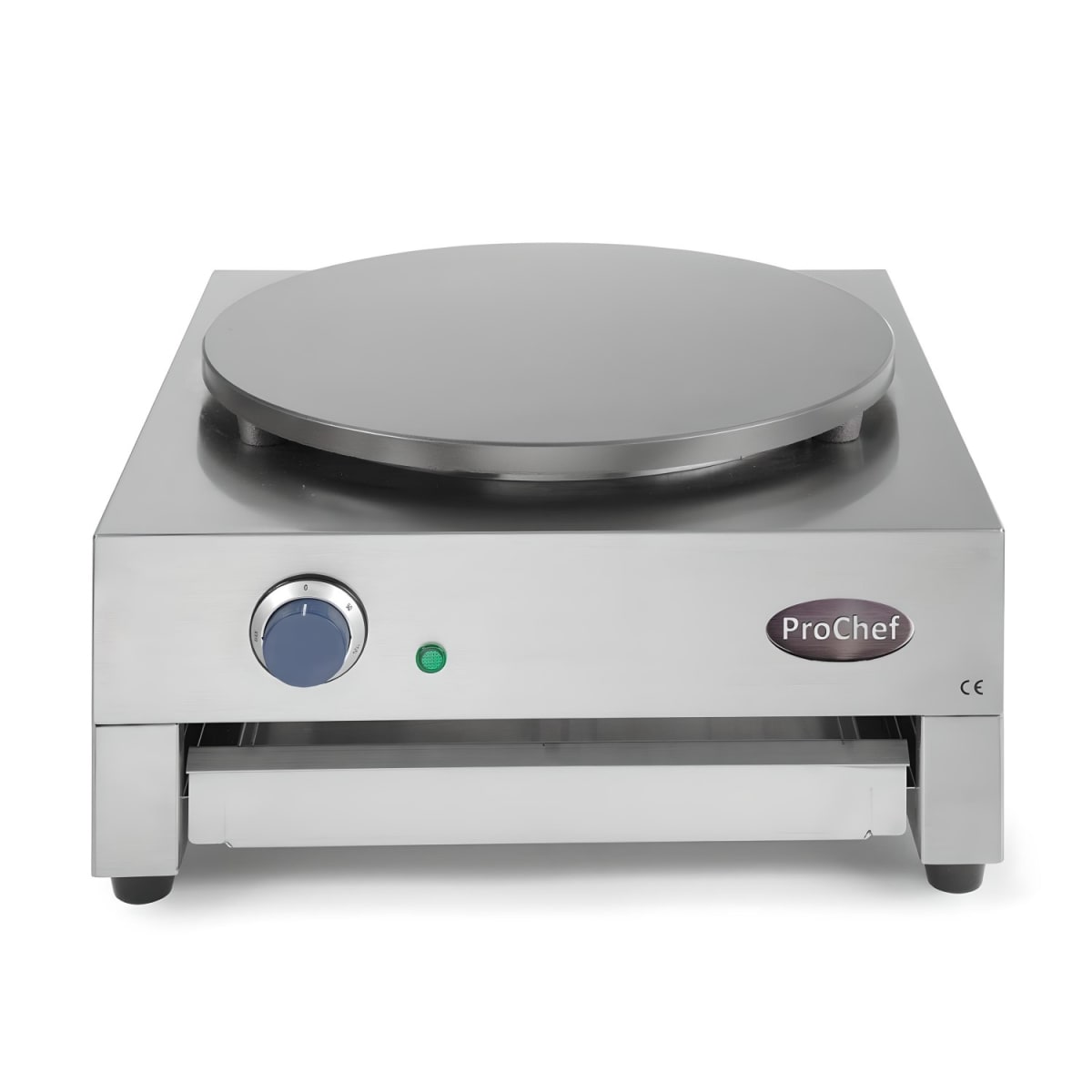 Crepera Eléctrica Industrial 40 cm. Acero Inoxidable4