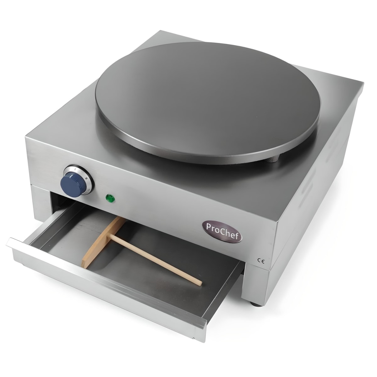 Crepera Eléctrica Industrial 40 cm. Acero Inoxidable2