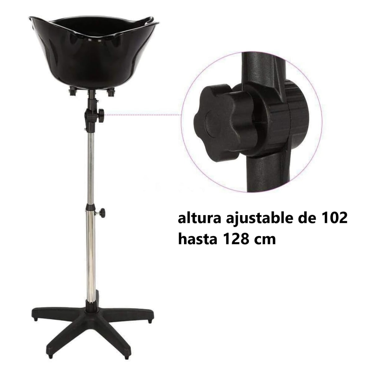 Lavapelo Portatil de Pedestal con Deposito de Agua9