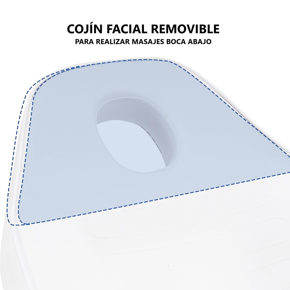 Camilla de Masaje Reclinable con Bandejas Inferiores7