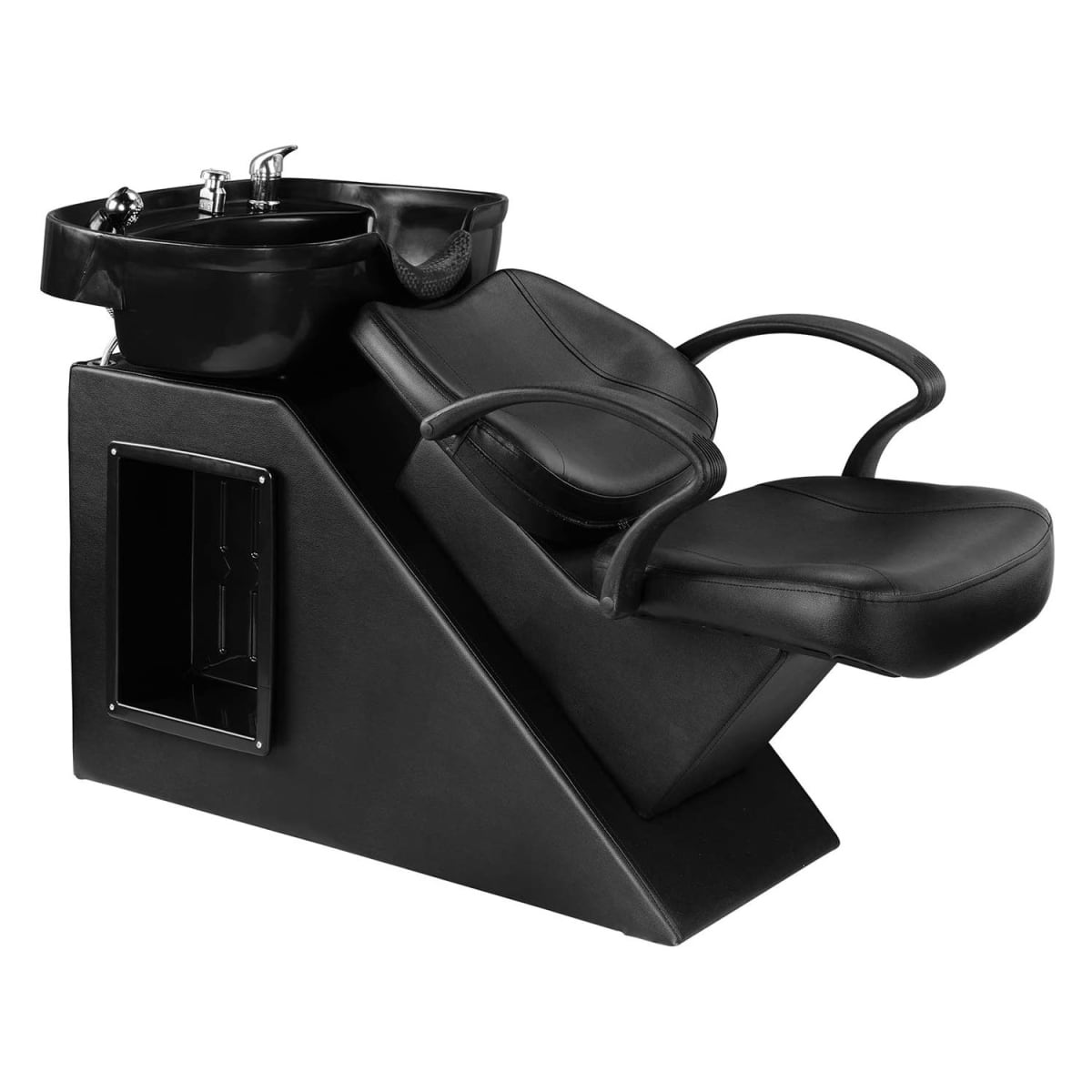 Sillon Lavapelo Negro con Griferia Black Edition1