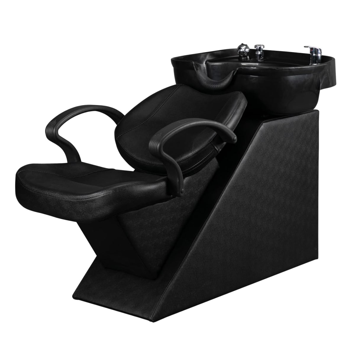 Sillon Lavapelo Negro con Griferia Black Edition2