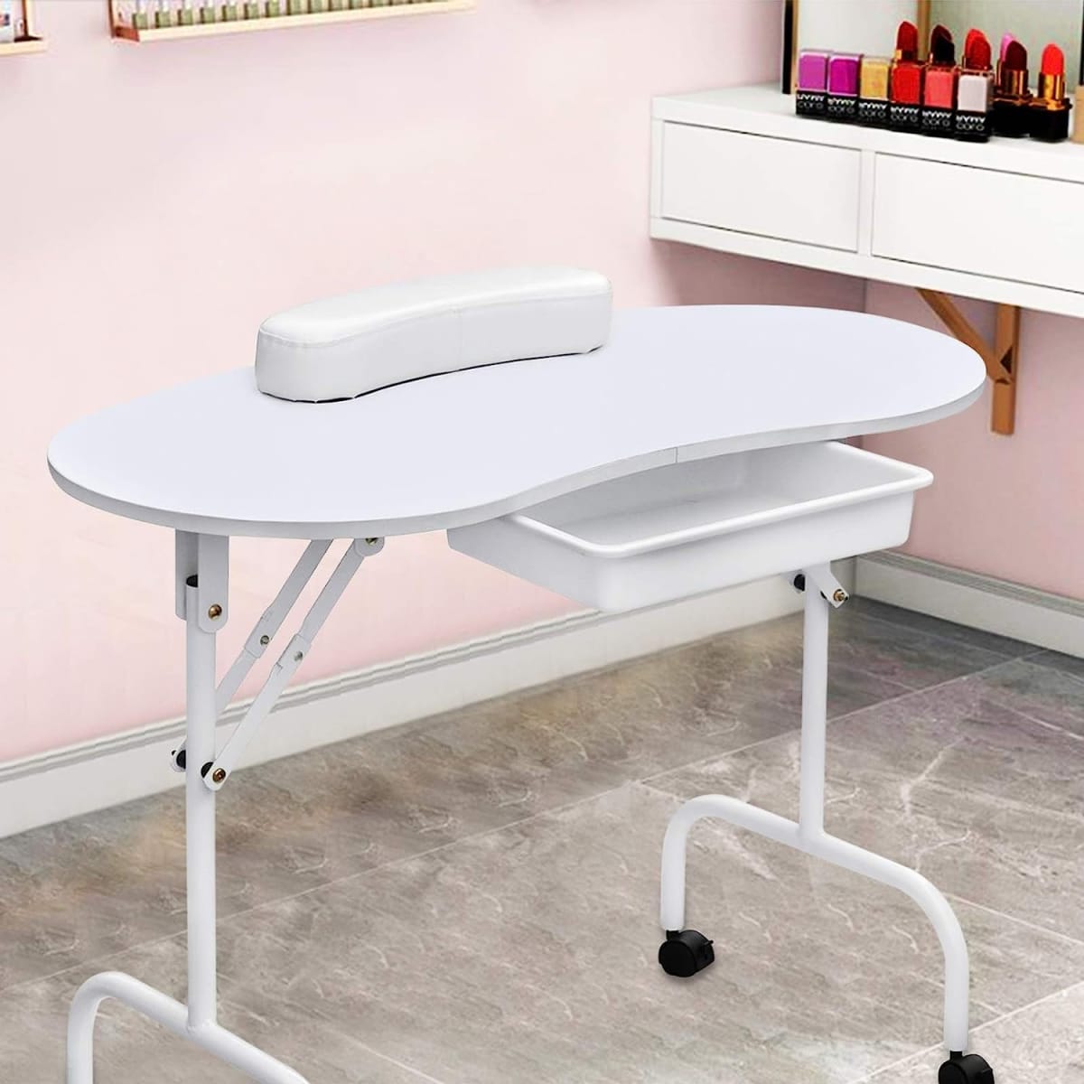 Mesa de Manicure Plegable Portatil7
