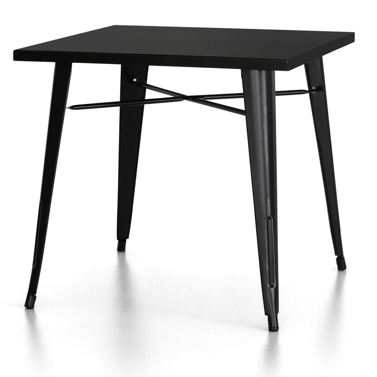 Mesa Tolix Negro Mate 80 x 80 Cm. Cubierta Acero5