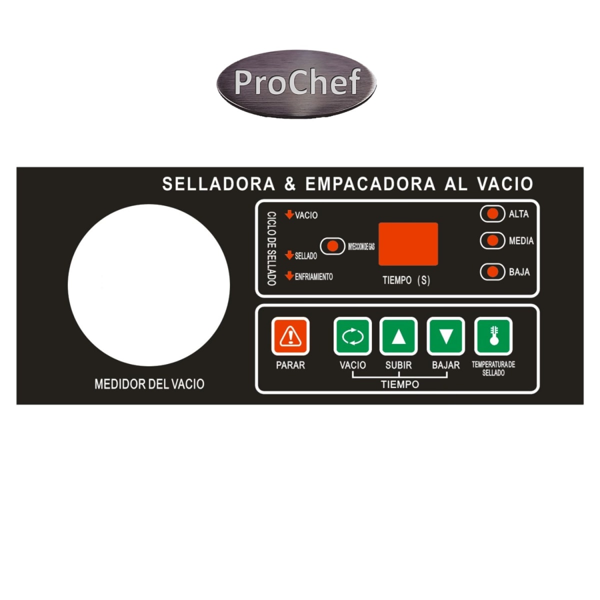 Selladora al Vacio ProChef para Bolsa 25 cm6