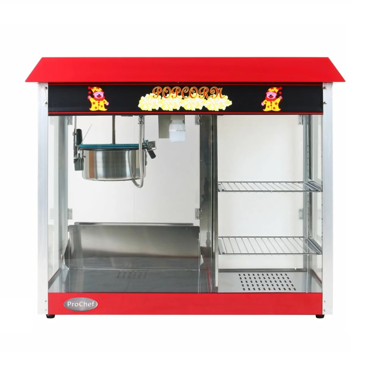 Máquina Pop Corn o Cabritas con Vitrina Mantenedora3