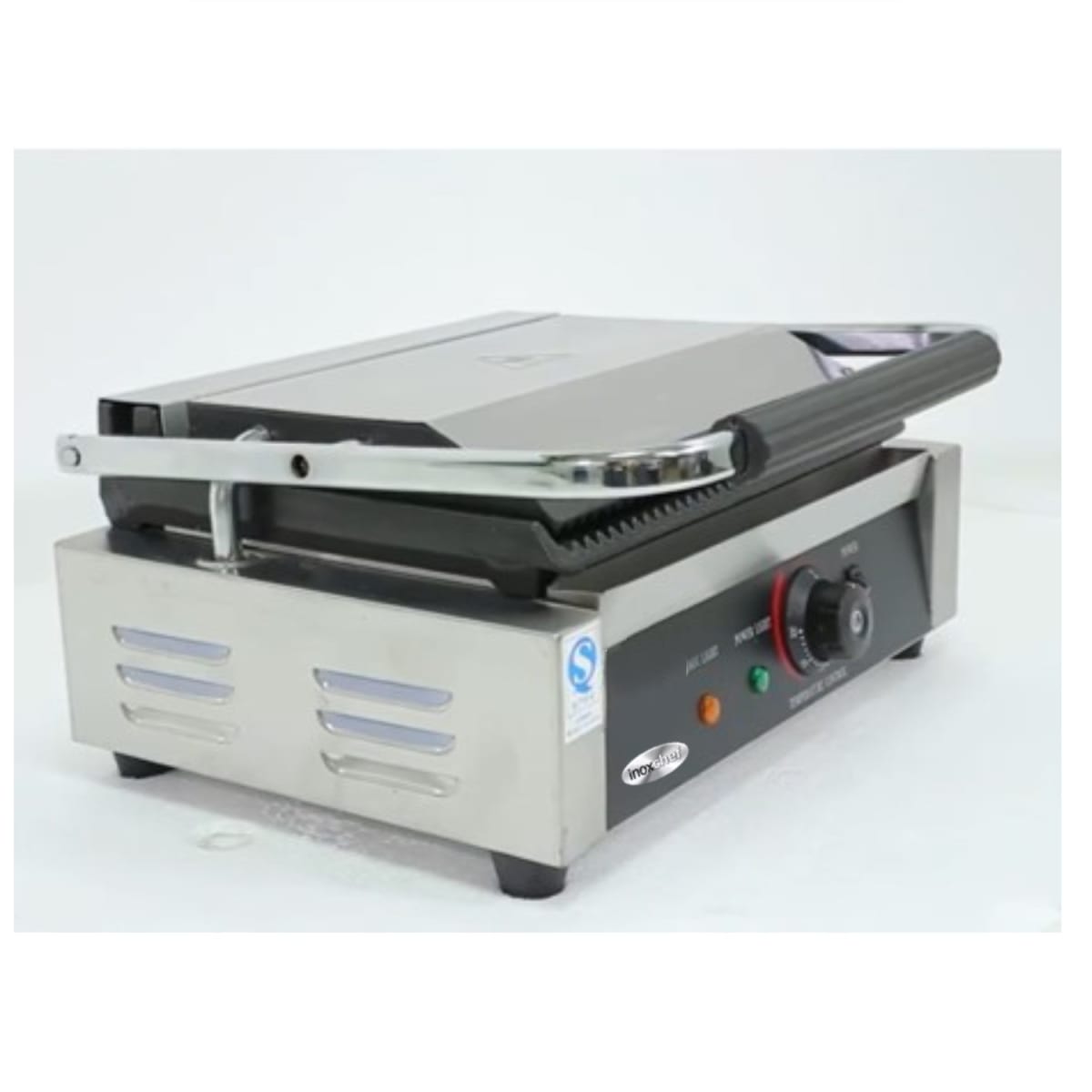 Plancha Sandwichera Panini Grill Lisa Acero Inox.7