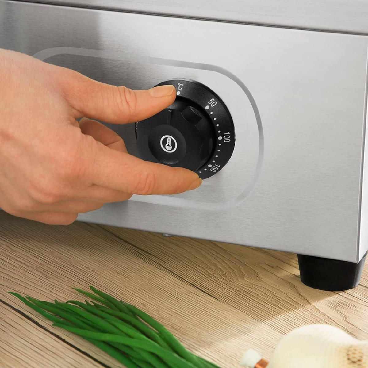 Plancha Churrasquera Eléctrica 73 x 50 cm. Ac Inox10