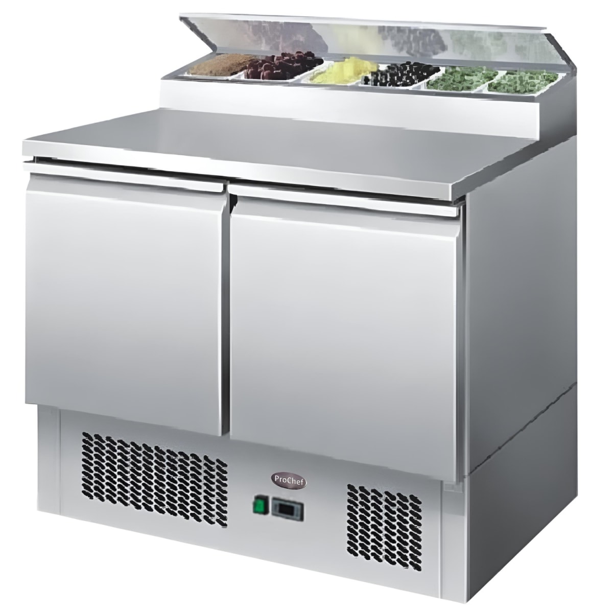 Mesón Refrigerado Pizzero 90 Cm. 300 Lt. Ac. Inox.2