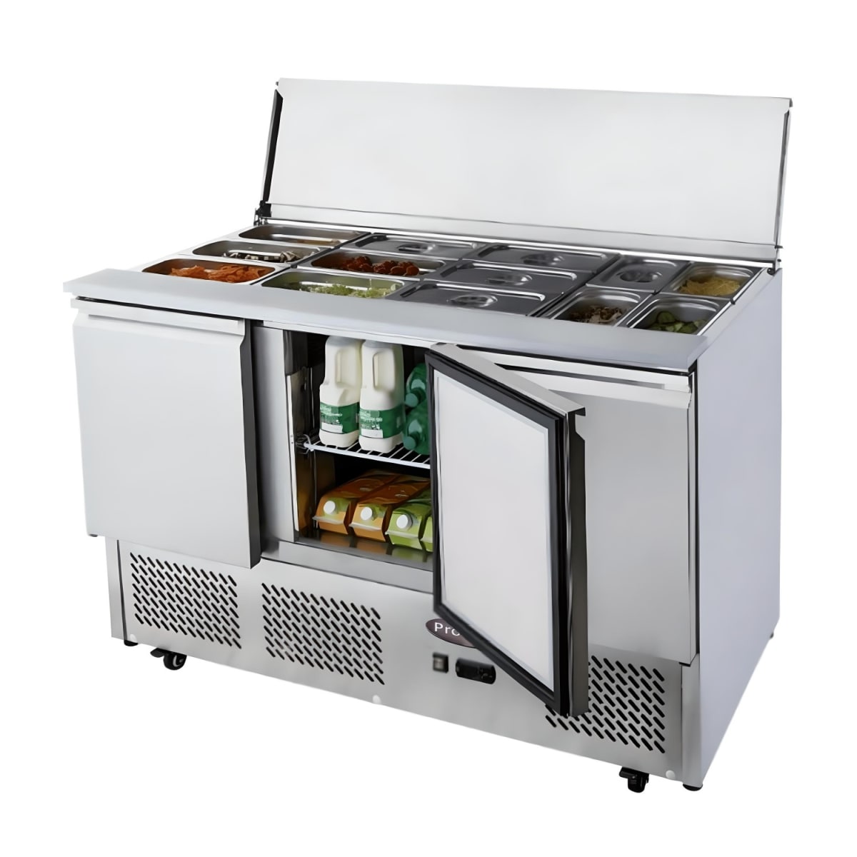 Mesón Refrigerado Saladette 137 Cm. 380 Lt Ac.Inox5