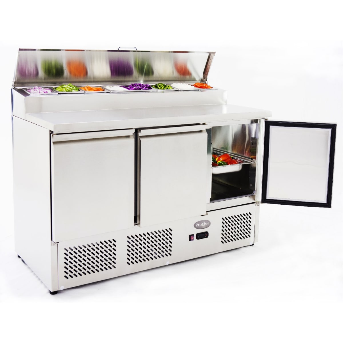 Mesón Refrigerado Pizzero 137 Cm. 380 Lt. Ac.Inox4