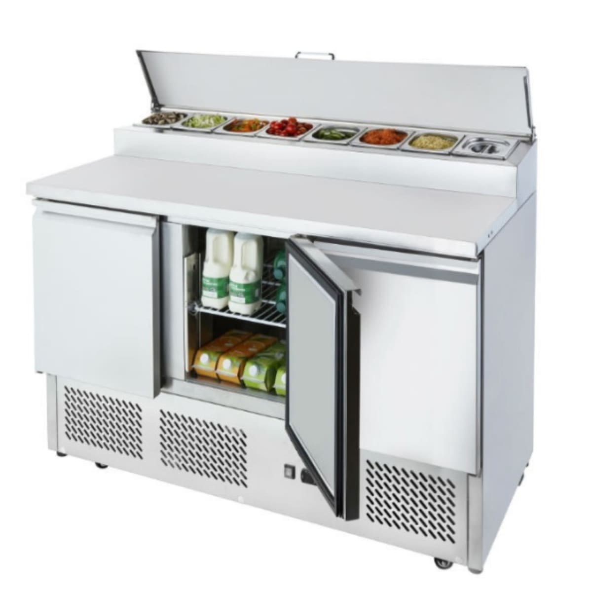 Mesón Refrigerado Pizzero 137 Cm. 380 Lt. Ac.Inox3