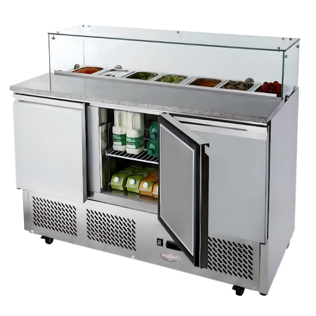 Meson Refrigerado Saladette 137 Cm. 380 Lt Ac.Inox ESL38641