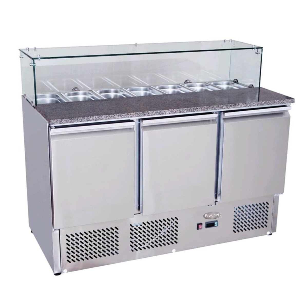 Meson Refrigerado Saladette 137 Cm. 380 Lt Ac.Inox ESL38643