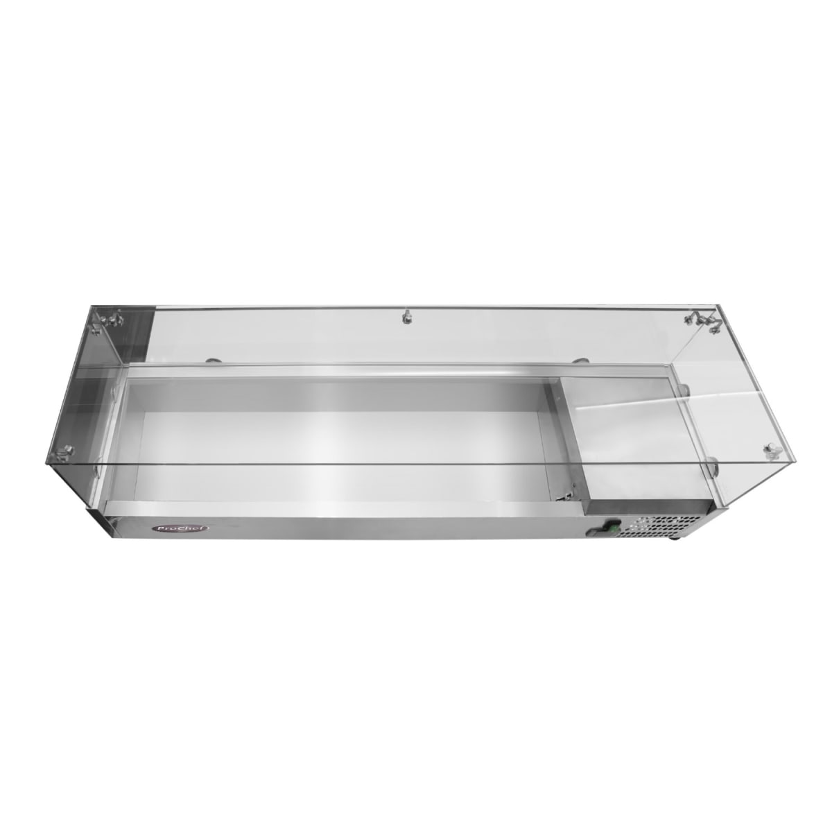 Vitrina Refrigerada Sobremesa 120 cm. Acero Inoxidable4