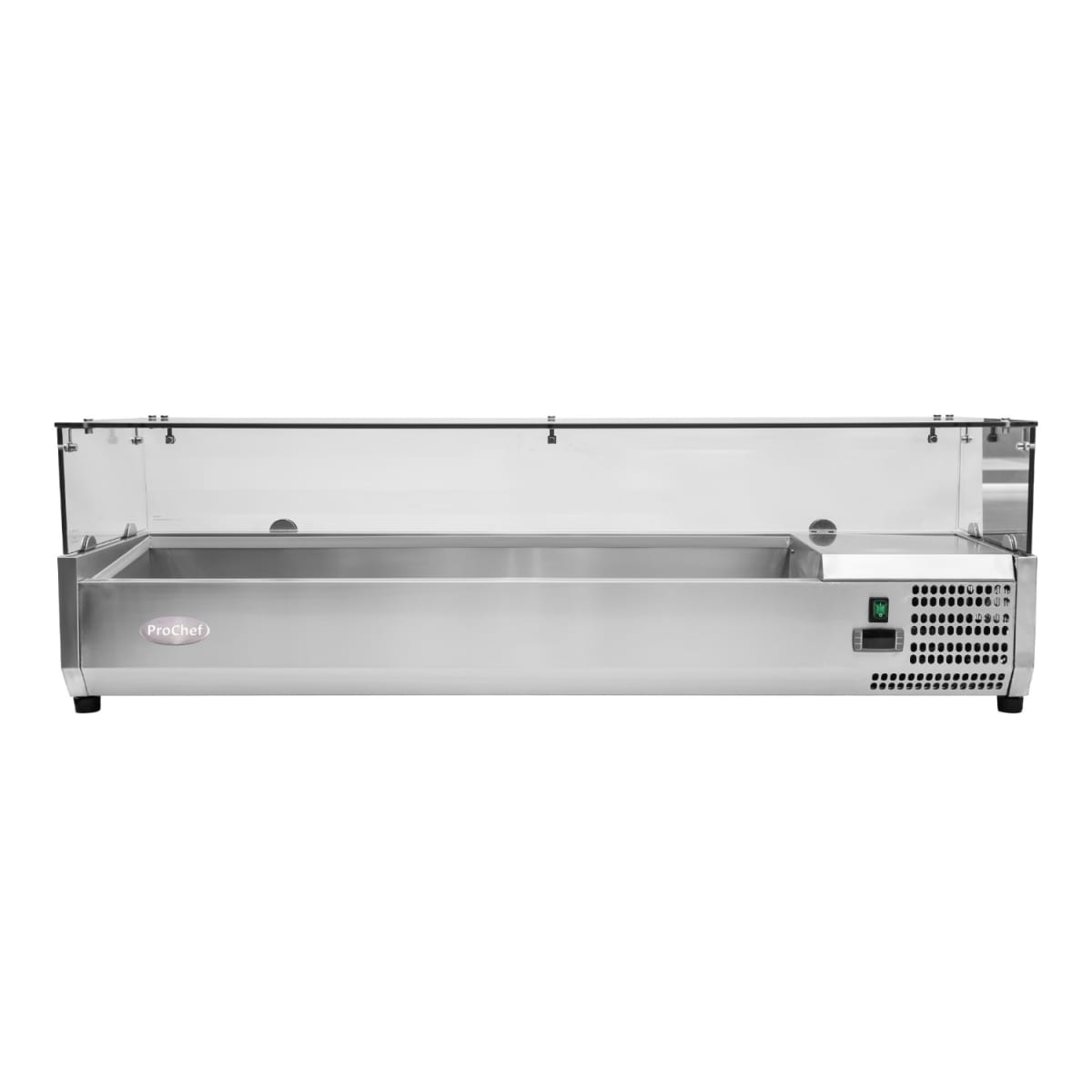 Vitrina Refrigerada Sobremesa 150 cm. Acero Inoxidable3
