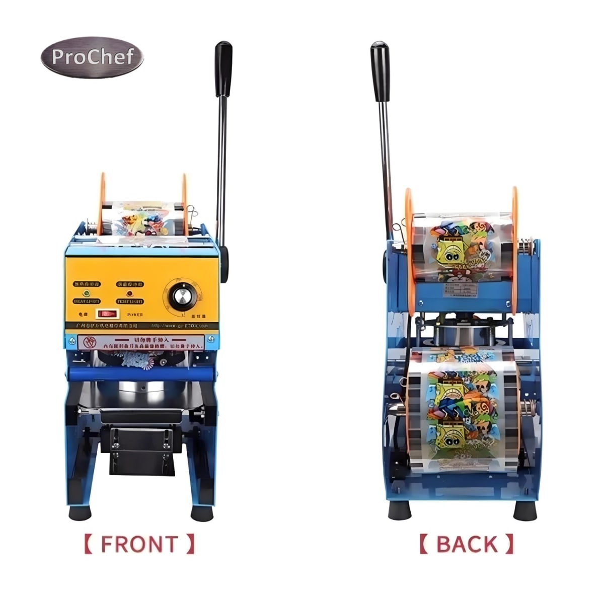 Selladora de Vasos Plásticos 90 a 95 mm diámetro3