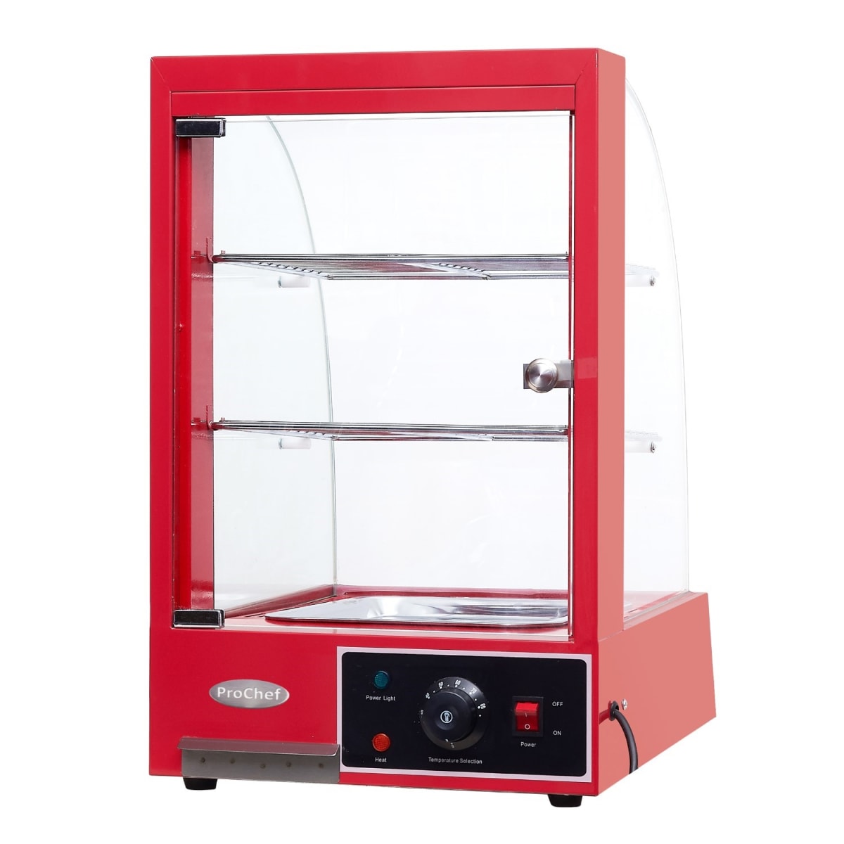 Vitrina ProChef 38 Cm. Roja Mantenedora de Calor4