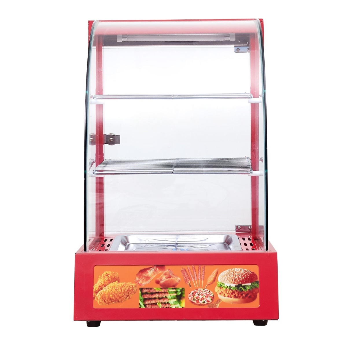 Vitrina ProChef 38 Cm. Roja Mantenedora de Calor3