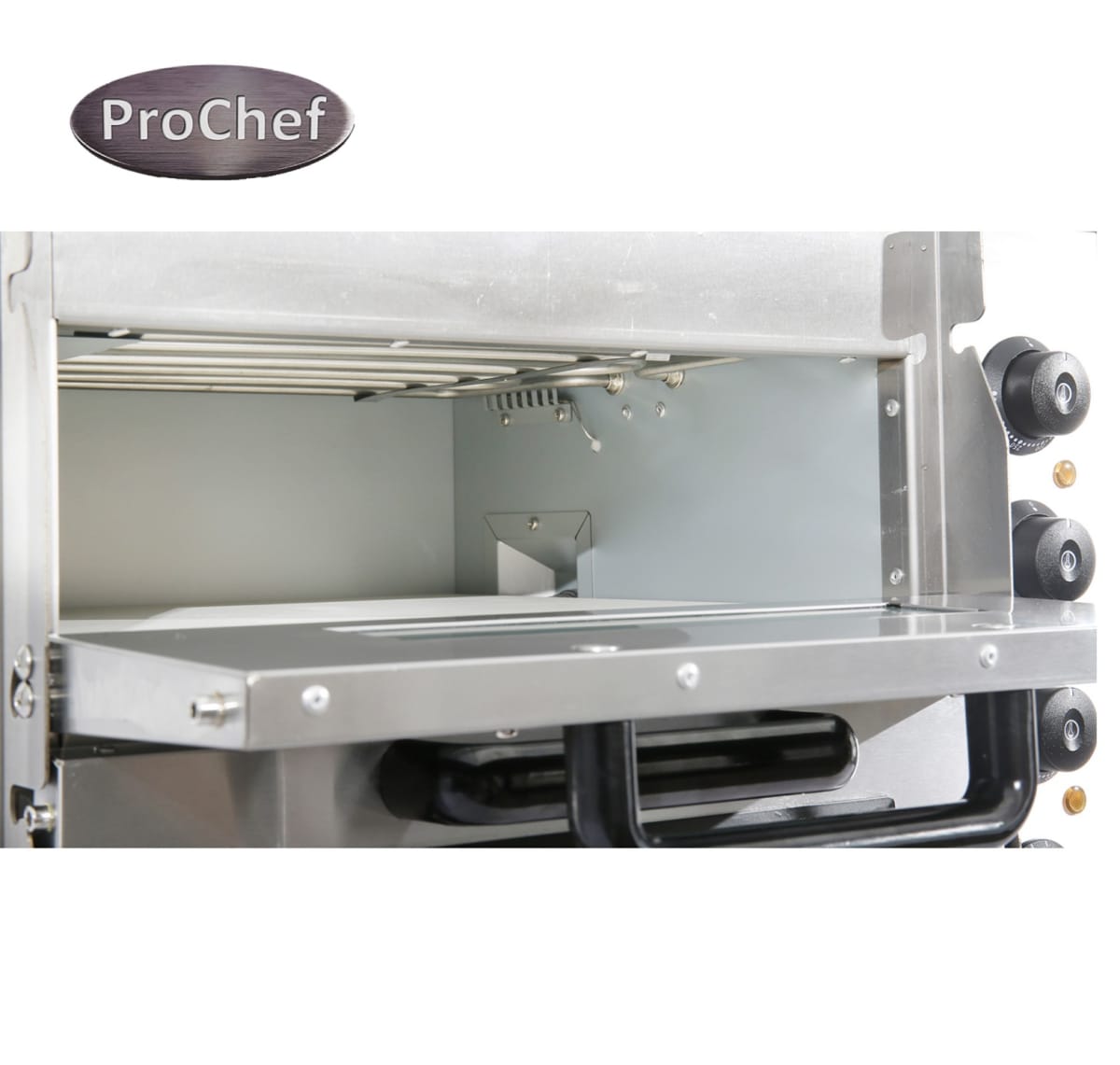 Horno ProChef pizzero electrico 2 camaras 40x40 cm5