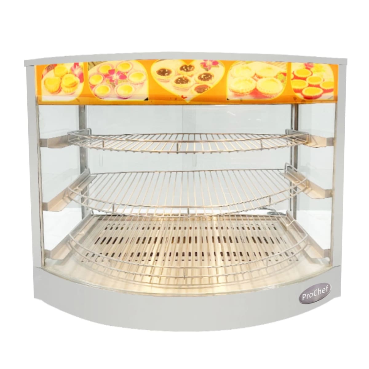 Vitrina de Calor 66 cm. Acero Inox. 30 a 80°C ET-LD-1P-C2