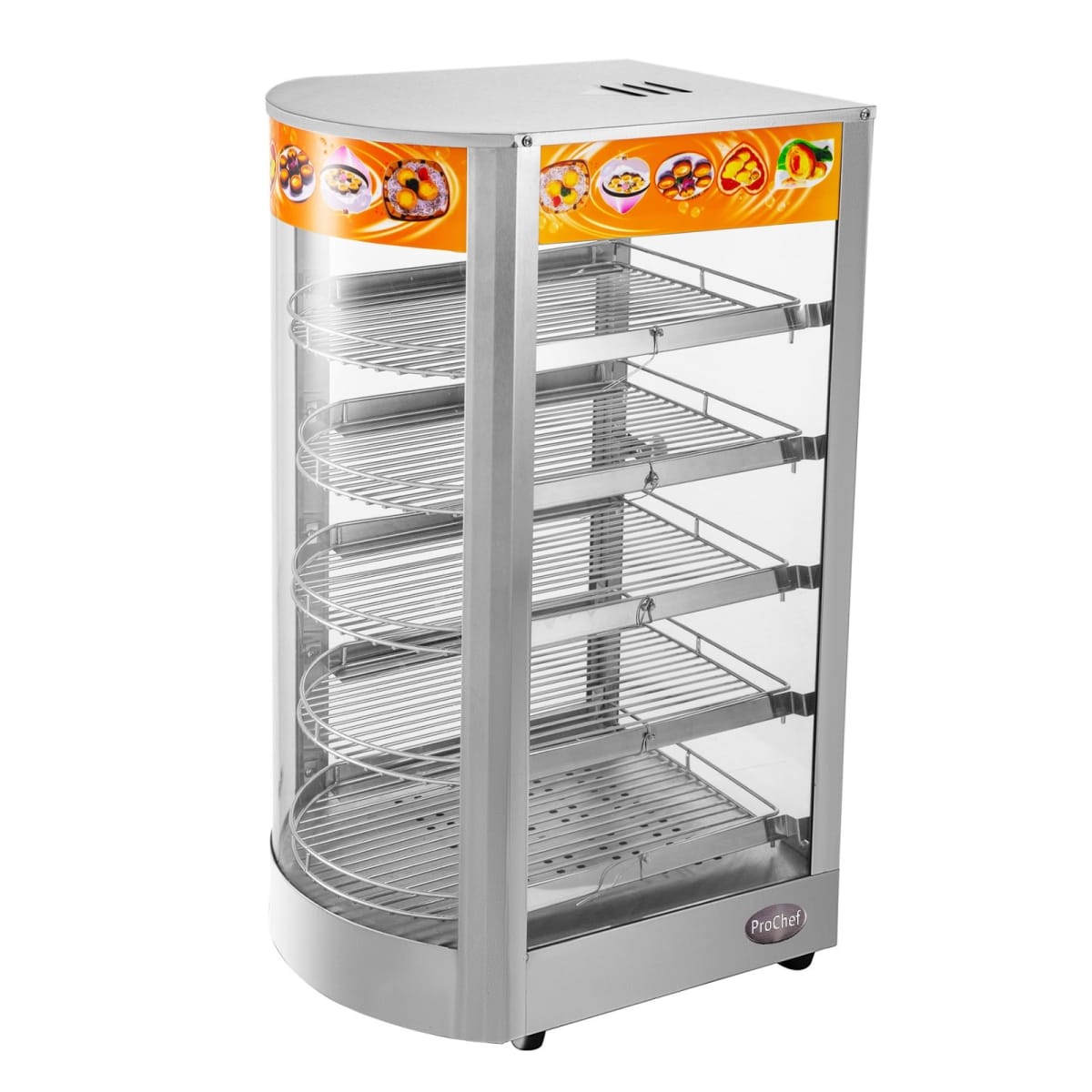 Vitrina de Calor 35 cm. Acero Inox. 30 a 80°C ET-LD-1P-W1