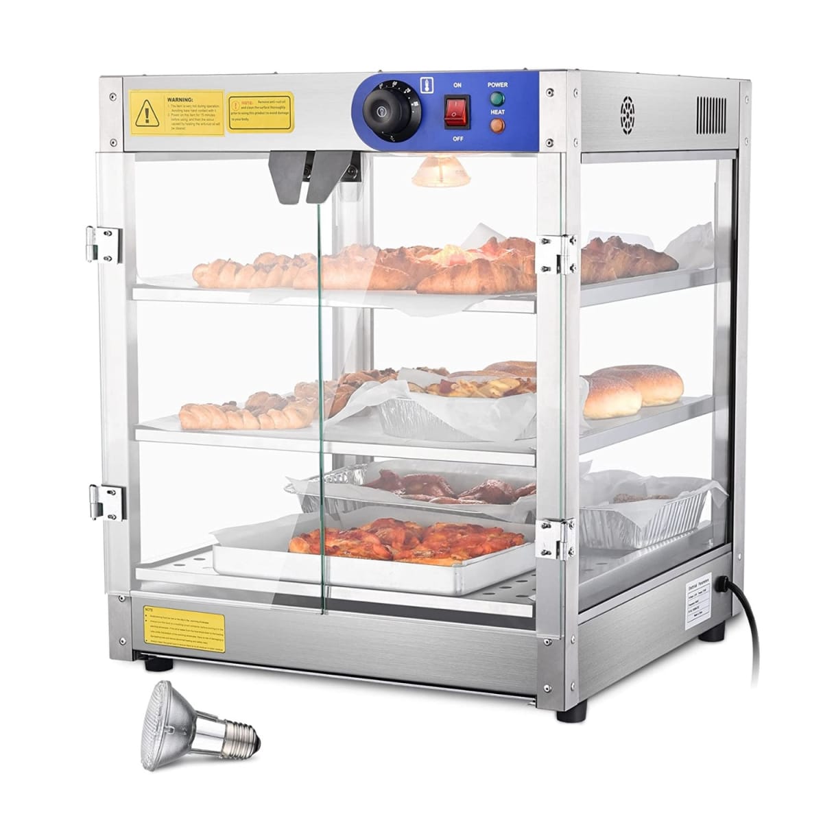 Vitrina ProChef Mantenedora de Calor hasta 85°C3