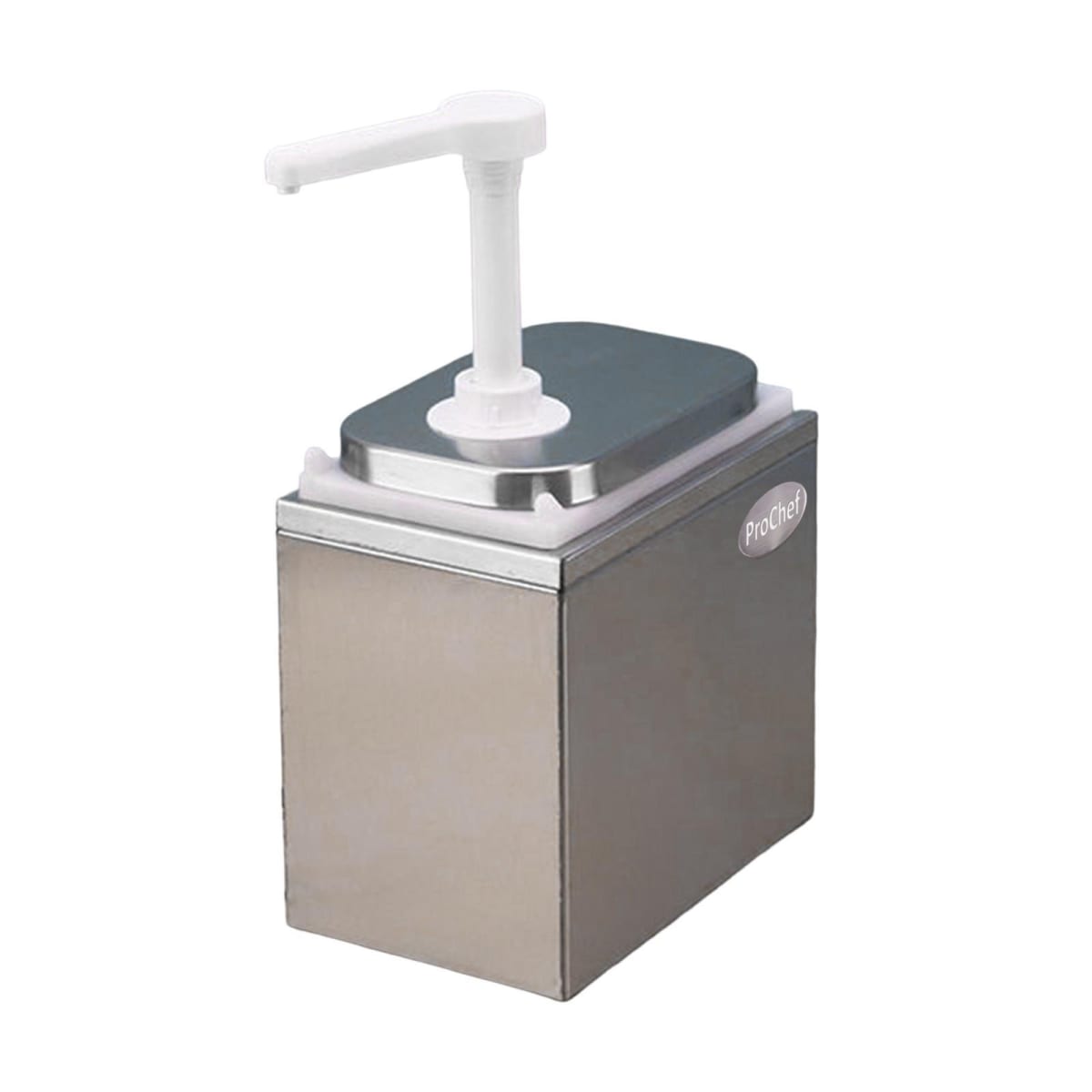 Dispensador de salsa 1x2 Lt. Acero Inoxidable 2