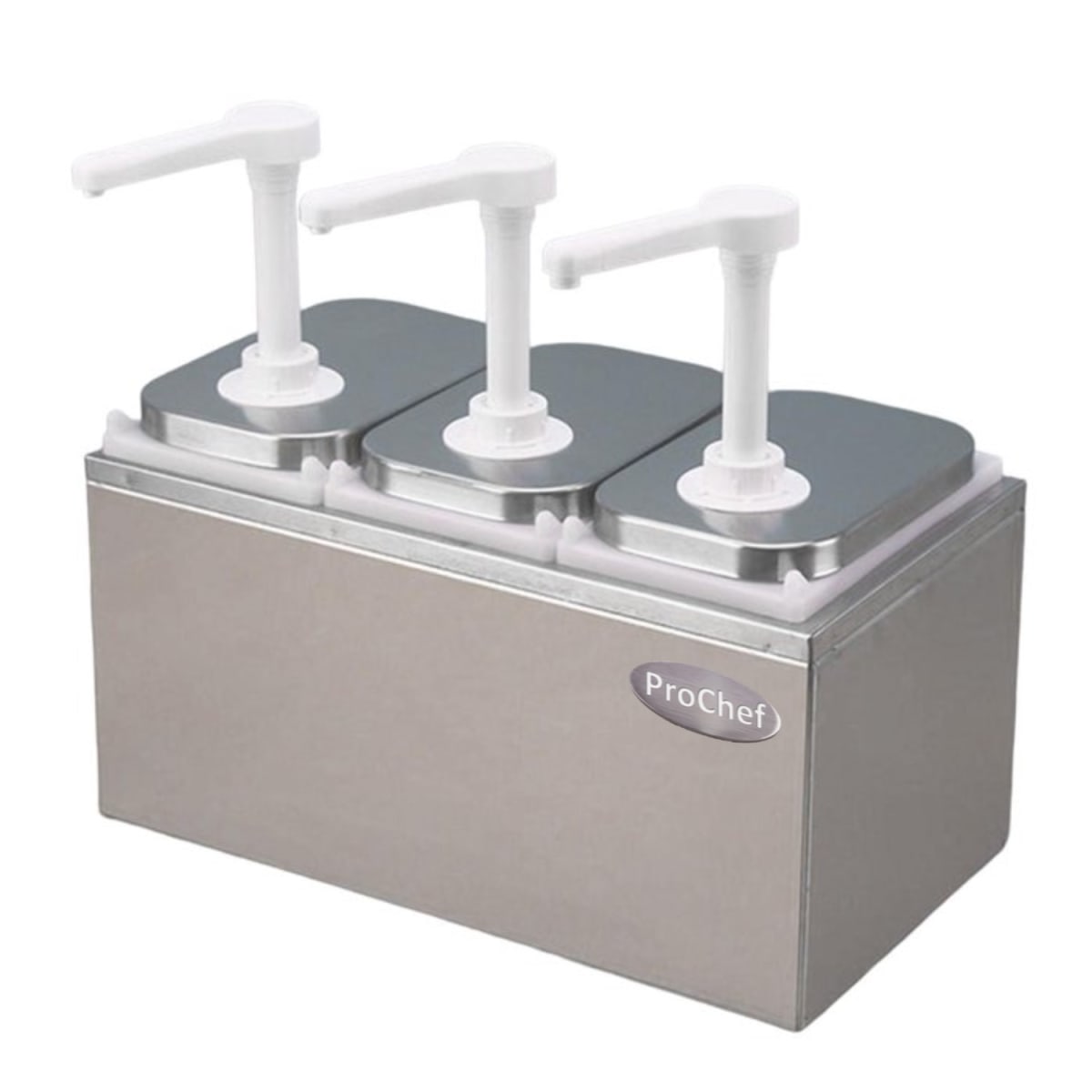 Dispensador de salsa 3x2 Lt. Acero inoxidable2