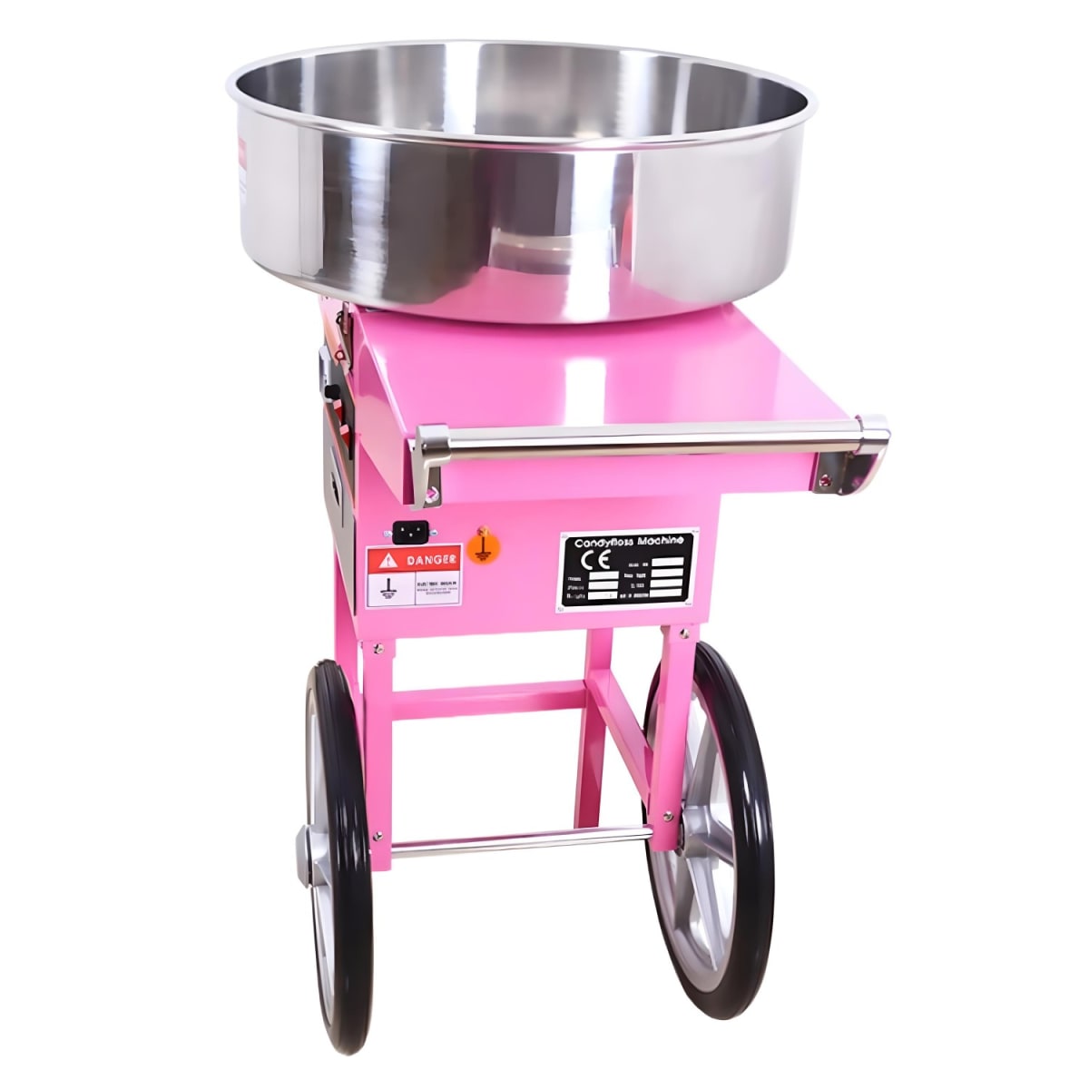 Máquina algodonera de algodón de azúcar con carro3