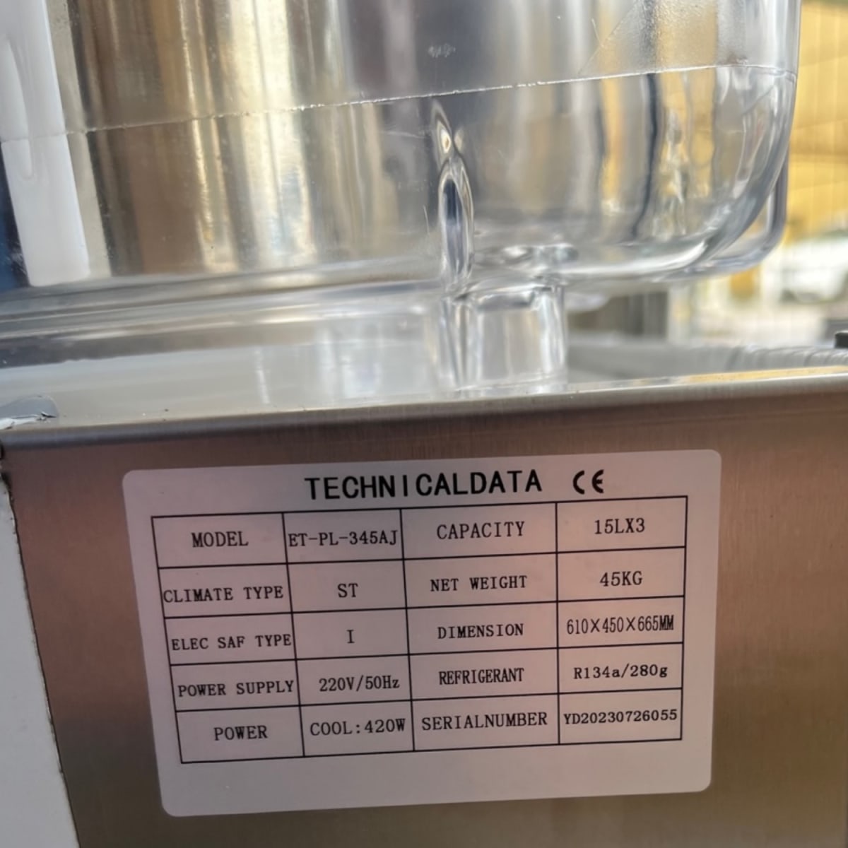 Dispensador de Jugo 3x15 Litros. Acero Inoxidable8