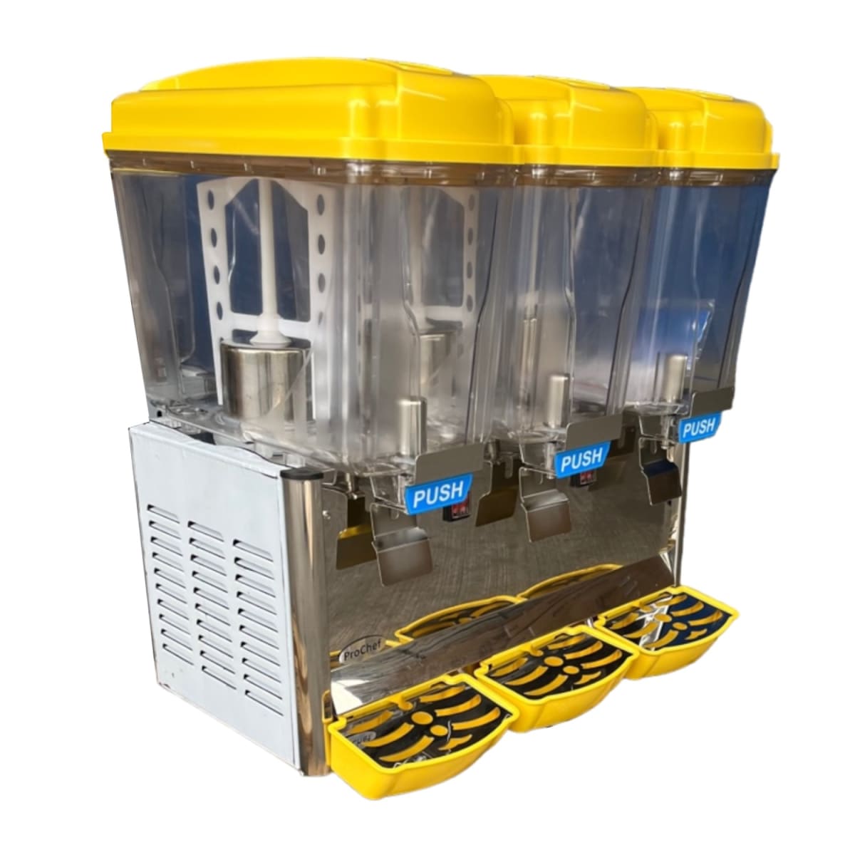 Dispensador de Jugo 3x15 Litros. Acero Inoxidable1