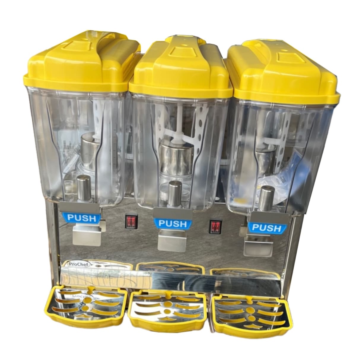 Dispensador de Jugo 3x15 Litros. Acero Inoxidable4