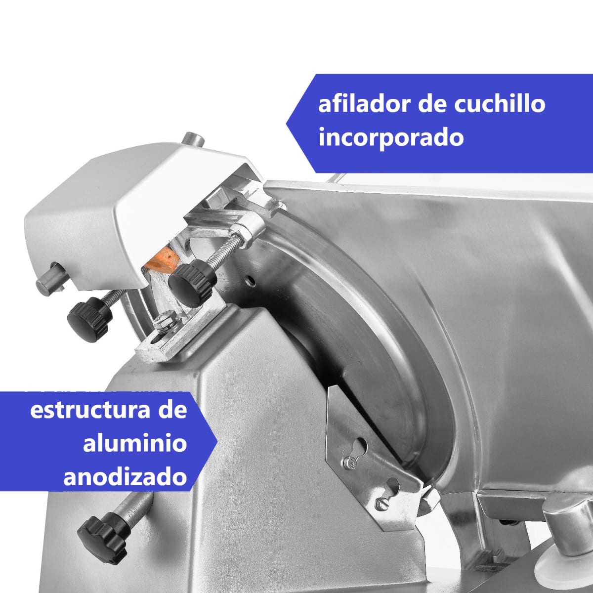 Cortadora de Cecinas 220 mm Semi-Automática Fiambrera.6