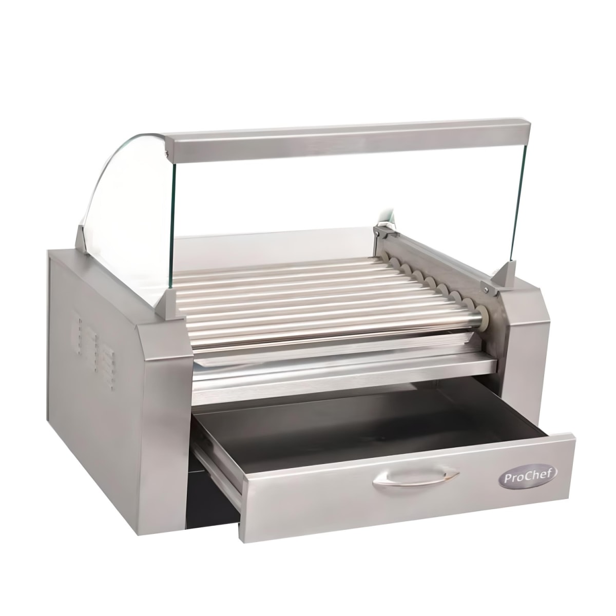 Roller Hot Dogs 9 Rodillos con Mantenedor de Pan3
